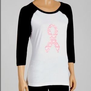 Breast cancer ribbon shirt